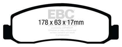 EBC Disc Brake Pad Set DP61898 Photo - Primary