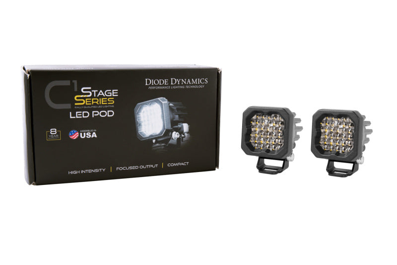 Diode Dynamics Stage Series C1R - White Flood Standard LED Pod (Pair) DD7423P DD7423P User 1