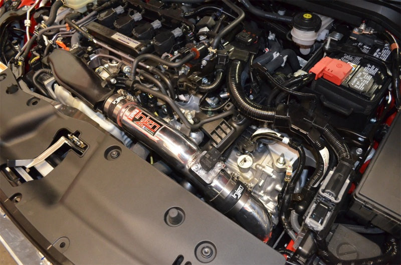Injen  2016 Honda Civic 1.5L Turbo 4Cyl Polished Cold Air Intake w/MR T SP1573P Photo - Mounted