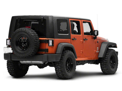 Raxiom 07-18 Jeep Wrangler JK Axial Series Vision LED Tail Lights- Blk Housing (Clear Lens) J130809 J130809 Photo - Close Up