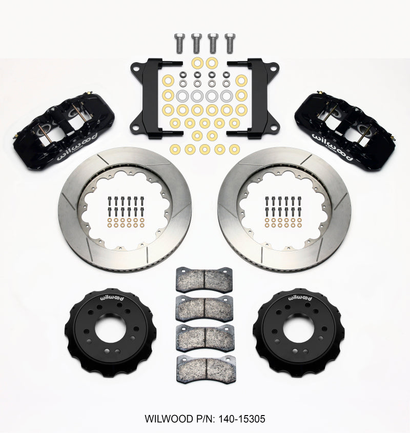 Wilwood AERO6 Front Hat Kit 14.00 63-87 C10 w/ Wilwood Pro Spindles 140-15305 140-15305 Photo - Primary