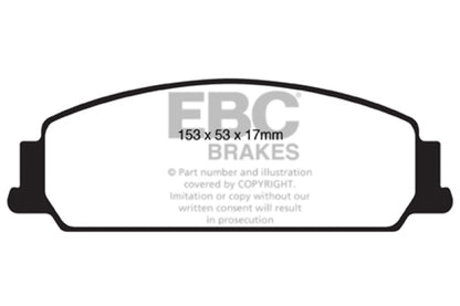 EBC Disc Brake Pad Set DP41833R Photo - Primary