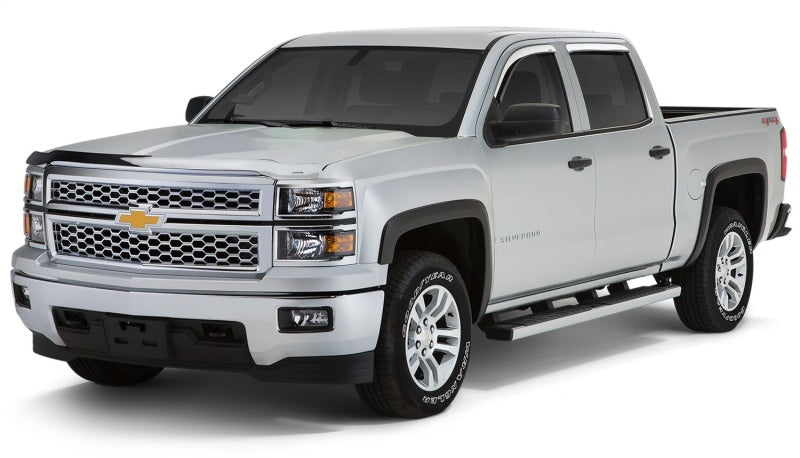 Stampede Black Original Riderz Smooth Finish 4-Piece Fender Flare for 2014-2018 8626-2 Photo - Mounted