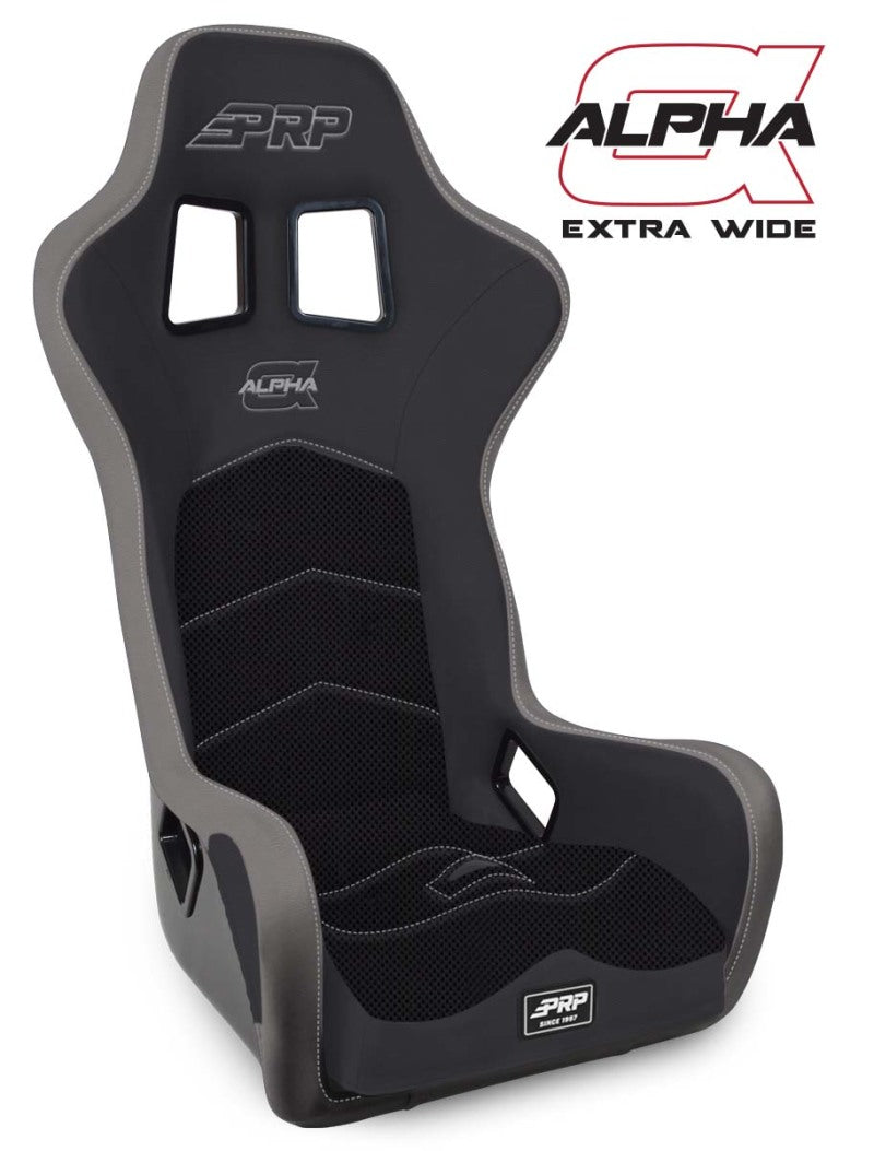 PRP Seats PRP Alpha Composite Seat/Extra Wide- Black/Grey A3902-203 A3902-203 Photo - Primary