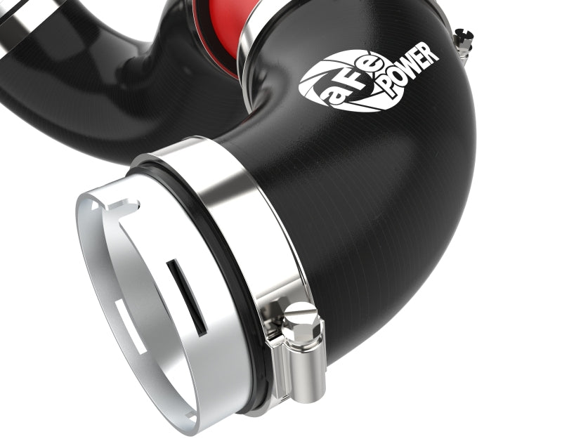 aFe BladeRunner 22-23 Kia Stinger L4-2.5L (t) Aluminum Hot and Cold Charge Pipe Kit - Red 46-20694-R 46-20694-R Photo - Close Up