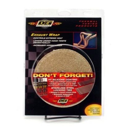 DEI Exhaust Wrap 1in x 50ft - Tan 10101 10101 Photo - in package