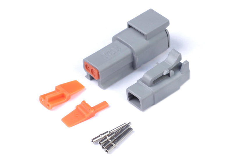 Haltech Plug and Pins Only-Matching Set of Deutsch DTM-2 Connectors HT-031012 Photo - Primary
