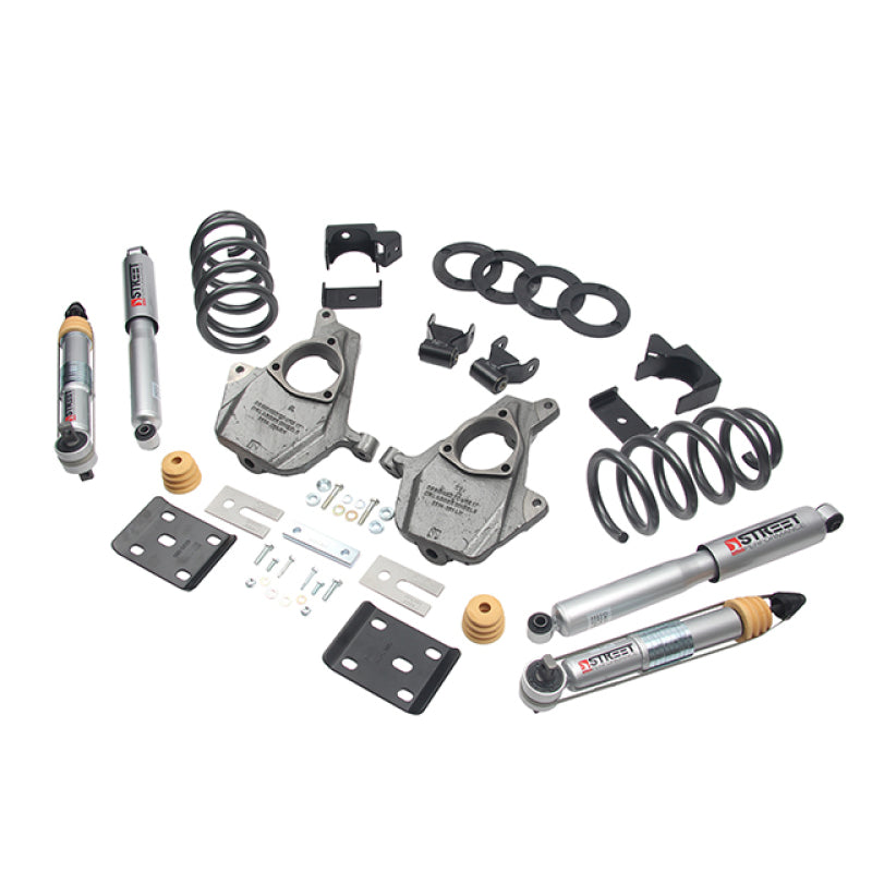Belltech Lowering Kits 16.5-17 Chevy Silverado Crew Cab 2WD 3-4F / 7R 1016SP Photo - Primary