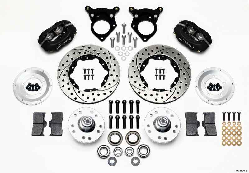 Wilwood FDL Front Kit, 11.00", Drilled, 87-93 Mustang, 5 Lug 140-11018-D Photo - Primary