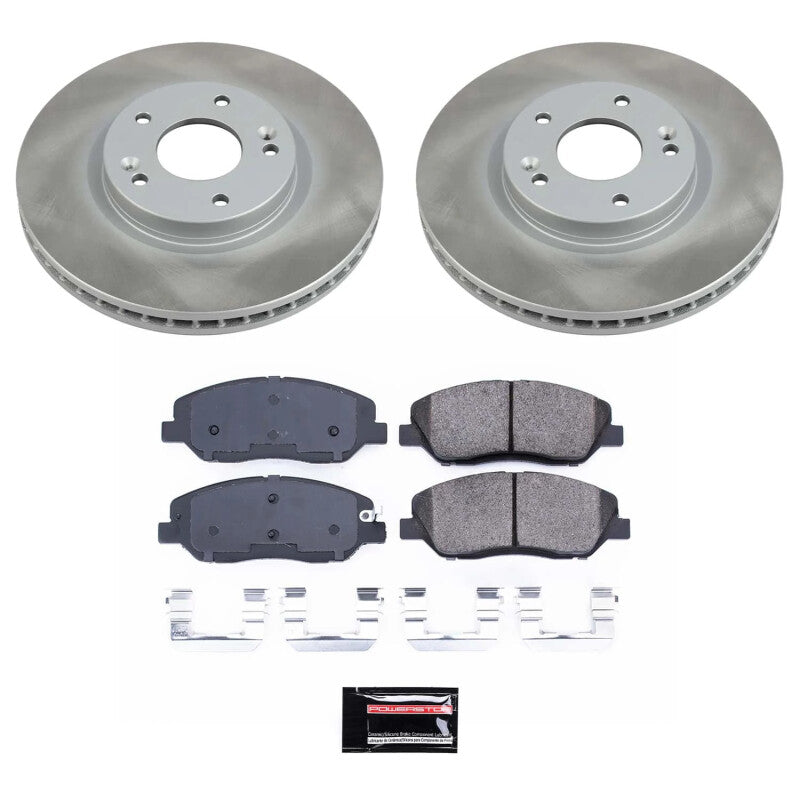 PowerStop Power Stop 07-09 Hyundai Santa Fe Front Semi-Coated Rotor Kit SC4665 SC4665 Photo - Primary