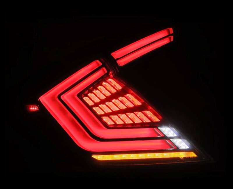 AlphaRex 16-21 Honda Civic Hatchback / Type-R FK8 Nova-Series LED Tail Lights - Black Smoke 676010 676010 User 3