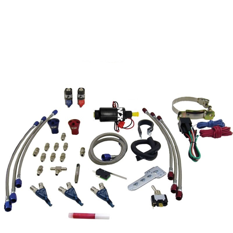 Nitrous Express Three Cyl Piranha Nitrous Kit w/o Bottle 60033-00P 60033-00P Photo - Primary