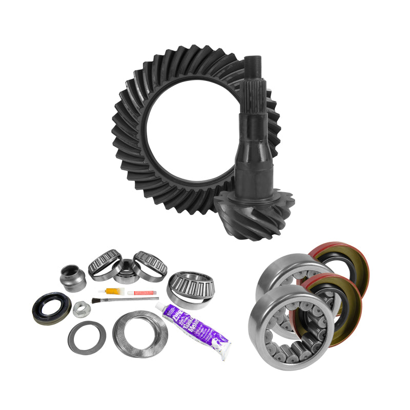 Yukon Gear & Axle Yukon 9.75in Ford 3.55 Rear Ring & Pinion Install Kit Axle Bearings and Seal YGK2100 YGK2100 Photo - Primary