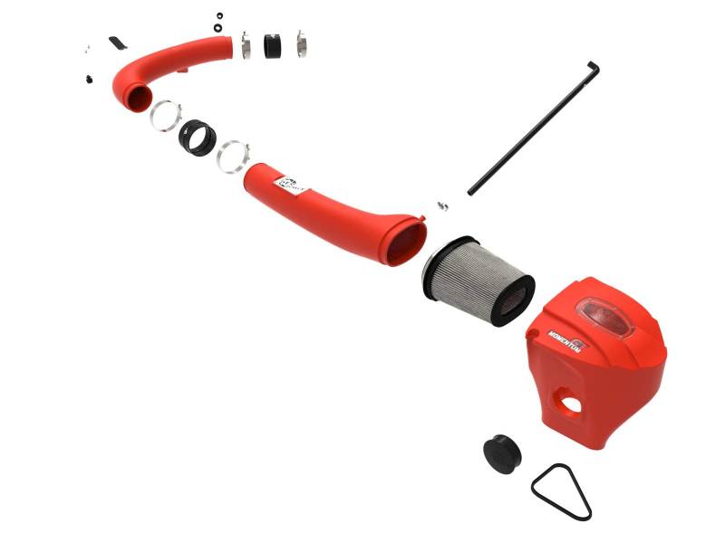 aFe Momentum GT Dry S Stage-2 Intake System 11-15 Dodge Challenger/Charger V6-3.6L (Red) 51-72201-R 51-72201-R Photo - Unmounted
