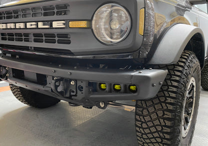 ORACLE Lighting 21-22 Ford Bronco Triple LED Fog Light Kit for Steel Bumper - Yellow 5890-006 5890-006 Photo - lifestyle view