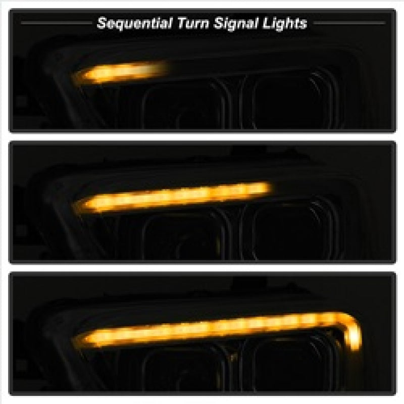 SPYDER xTune Toyota Tacoma 16-18 DRL Light Bar Projector Headlights - Chrome PRO-JH-TTA16-LBDRL-C 9039263 9039263 Photo - Unmounted