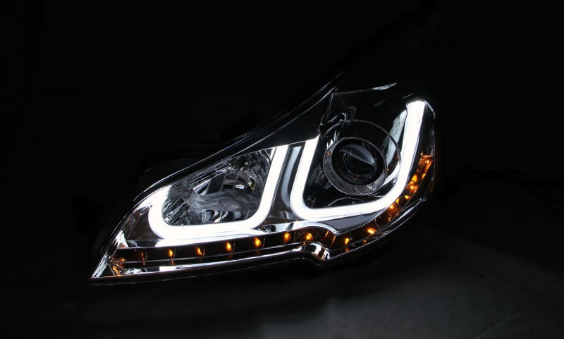 Anzo 2010-2014 Subaru Outback Projector Headlights w/ U-Bar Black 111285 Photo - Unmounted