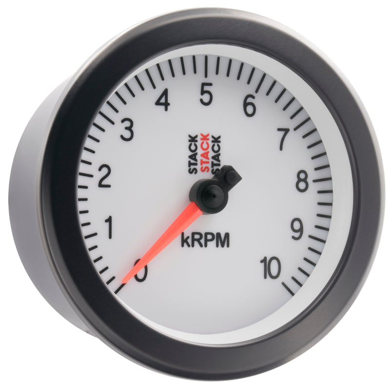 Autometer Stack Sport 88mm 0-10K RPM Tachometer - White ST100-010W ST100-010W User 5