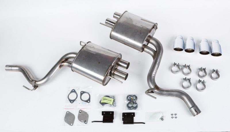 ROUSH 2015-2017 Ford Mustang 5.0L V8 Quad Tip Active-Ready Exhaust Kit (Requires 421926) 421921 421921 Photo - Primary