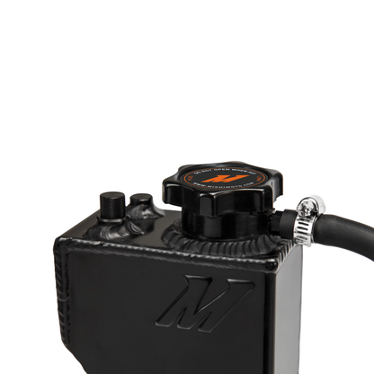 Mishimoto Aluminum Coolant Expansion Tank PRE-SALE - Black 1992-1999 BMW E36 MMRT-E36-92EBK Photo - Close Up