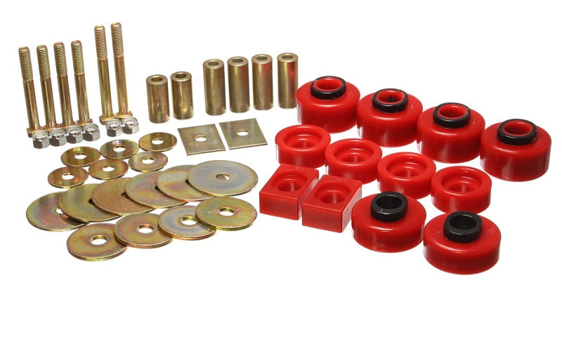 Energy Suspension Body Mount Set Red Ford F-150 Base 1997-2003 4.4114R Photo - Primary