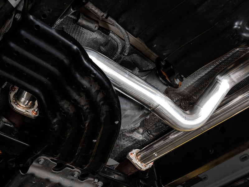 AWE Tuning 2021 RAM 1500 TRX 0FG Cat-Back Exhaust - Diamond Black Tips 3015-33005 3015-33005 Photo - Mounted