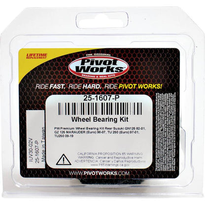 Pivot Works Suzuki Wheel Bearing Kit Premium Bearings 25-1607-P 25-1607-P Photo - Primary