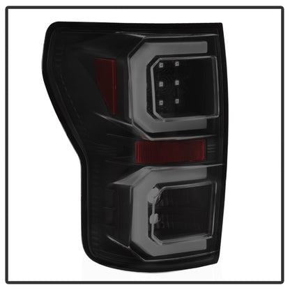 Spyder 07-13 Toyota Tundra V2 Light Bar LED Tail Lights - Smoke ALT-YD-TTU07V2-LB-BSM 5085443 5085443 Photo - Unmounted