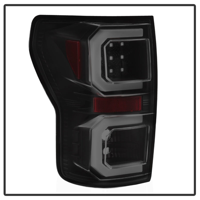 Spyder 07-13 Toyota Tundra V2 Light Bar LED Tail Lights - Smoke ALT-YD-TTU07V2-LB-BSM 5085443 5085443 Photo - Unmounted
