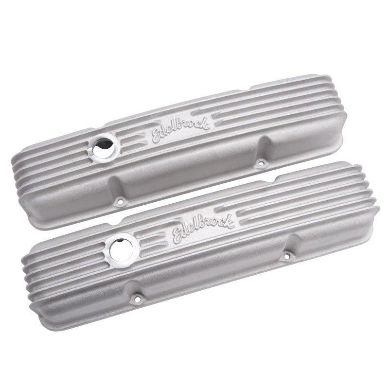 Edelbrock Valve Cover, Classic Series, Chevrolet, 1959-1986 262-400 CID V8 41439 Photo - Unmounted