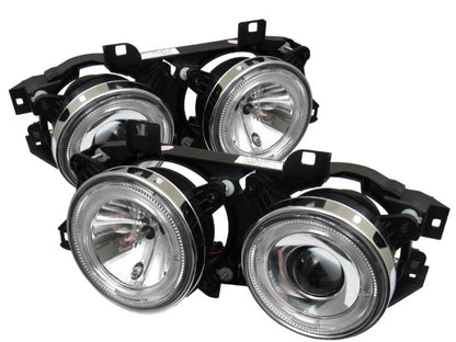 Spyder BMW E34 5-Series 89-94 Projector Headlights NO FIT 750 LED Halo Chrm PRO-YD-BMWE34-HL-C 5008732 5008732 Photo - Primary