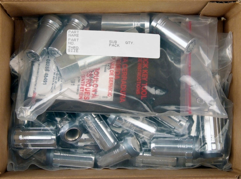 McGard SplineDrive Tuner 8 Lug Install Kit w/Locks & Tool (Cone) M14X1.5 / 1in. Hex - Chrome 65810 65810 Photo - in package