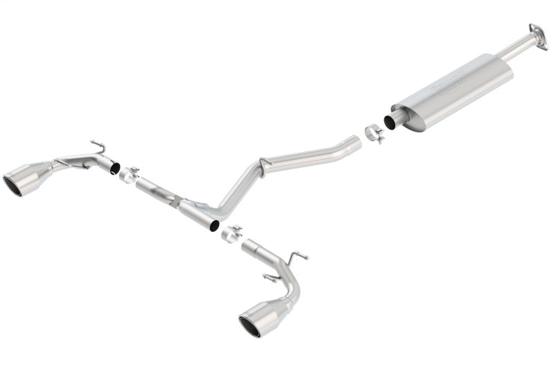 Borla 13-15 Scion FR-S 2.0L 4cyl 6spd / 13 Subaru BRZ 2.0L 4cyl 6spd SS Catback Exhaust 140496 140496 Photo - Primary