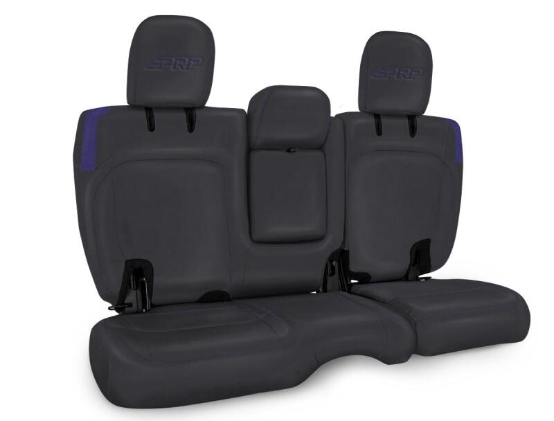 PRP Seats PRP Jeep Wrangler JL Rear Bench CoversU - 4 door with Armrest - Black/Purple B044-08 B044-08 Photo - Primary
