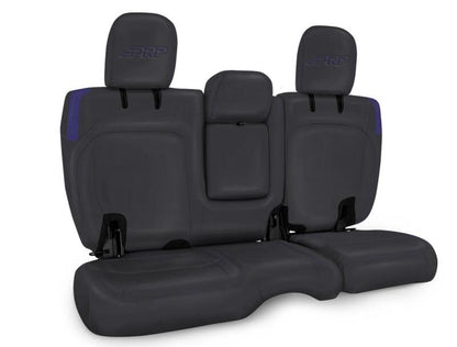 PRP Seats PRP Jeep Wrangler JL Rear Bench CoversU - 4 door with Armrest - Black/Purple B044-08 B044-08 Photo - Primary
