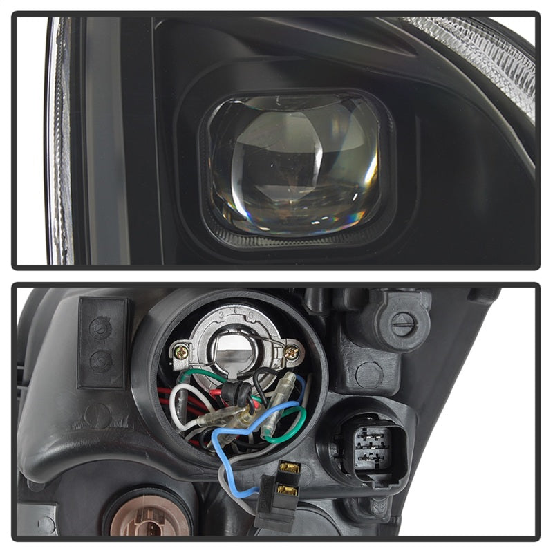 SPYDER xTune 06-09 Ford Fusion Light Bar DRL Projector Headlights - Black (PRO-JH-FFU06-LB-BK) 9042119 9042119 Photo - Unmounted