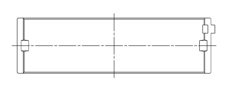 ACL GTR Standard Sized High Performance Main Bearing Set (Version 3 Block) 1M2505H-STD-3 1M2505H-STD-3 Technical Drawing