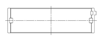 ACL GTR Standard Sized High Performance Main Bearing Set (Version 3 Block) 1M2505H-STD-3 1M2505H-STD-3 Technical Drawing