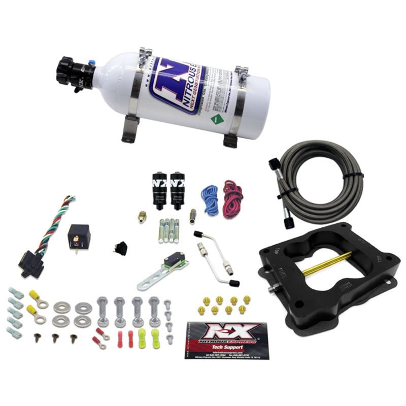 Nitrous Express Q-Jet/Holley Spread Bore Hitman Plus Nitrous Kit (50-200HP) w/5lb Bottle 40081-05 40081-05 Photo - Primary