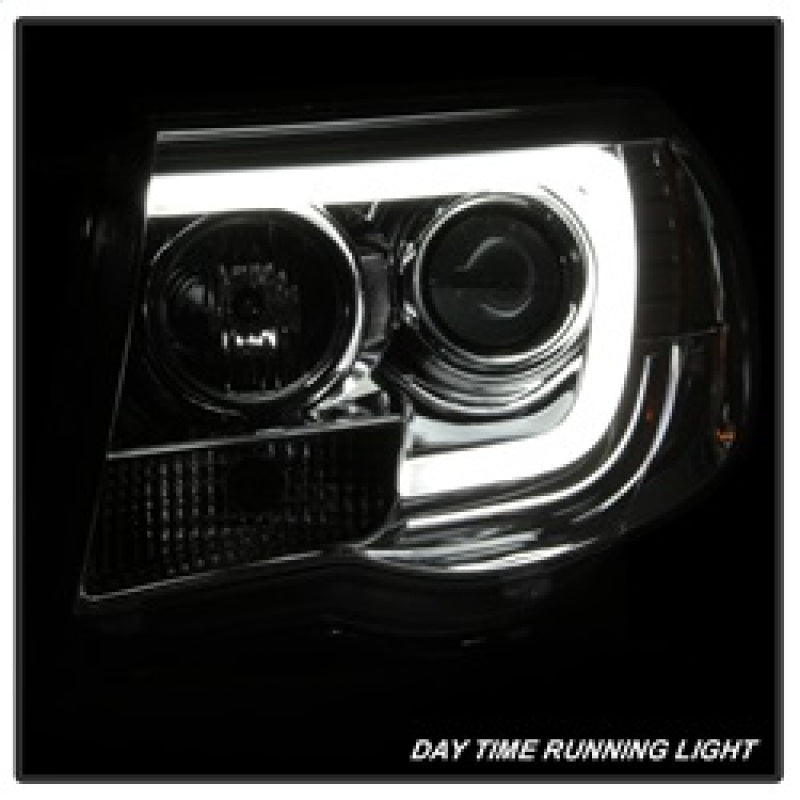 Spyder Toyota Tacoma 05-11 Projector Headlights - Light Bar DRL - Chrome PRO-YD-TT05V2-LB-C 5084668 5084668 Photo - Unmounted