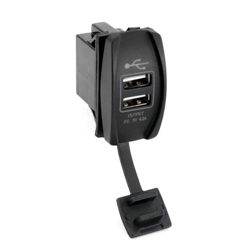 Rugged Radios USB Rocker Switch Hub with 4.2 Amp Outlet SW-RS-USB SW-RS-USB Photo - Primary