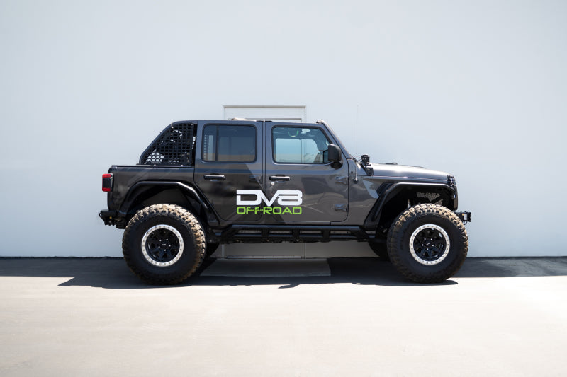 DV8 Offroad 18-23 Jeep Wrangler JL 4 Door FS-15 Series Rock Sliders SRJL-07 SRJL-07 Photo - Unmounted