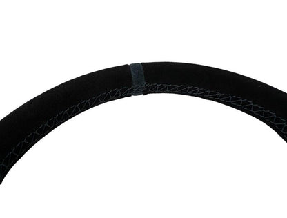 PRP Seats PRP Suede D-Shape Steering Wheel - Blue G251 G251 Photo - Close Up