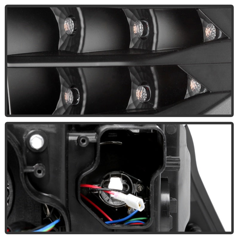 Spyder 09-12 BMW E90 3-Series 4DR HID w/ AFS Only - LED Turn - Black - PRO-YD-BMWE9009-AFSHID-BK 5086495 5086495 Photo - Unmounted