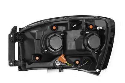 AlphaRex 06-08 Dodge Ram 1500HD LUXX LED Projector Headlights Plank Style Chrome w/Seq Signal/DRL 880534 880534 User 1