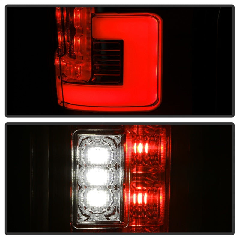 Spyder 17-18 Ford F-250 SD (w/Blind Spot Sensor) LED Tail Lights - Red Clr (ALT-YD-FS17BS-LED-RC) 5085634 5085634 Photo - Unmounted