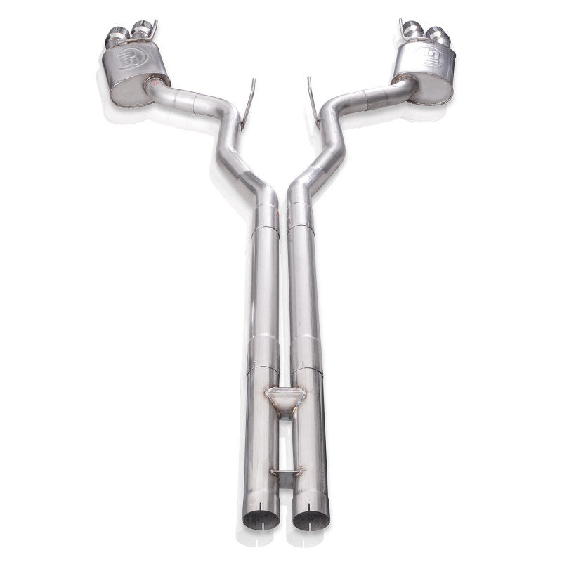 Stainless Works 18+ Ford Mustang GT Redline H-Pipe Performance Connect Cat-Back Exhaust M18CBHPC M18CBHPC Photo - Unmounted