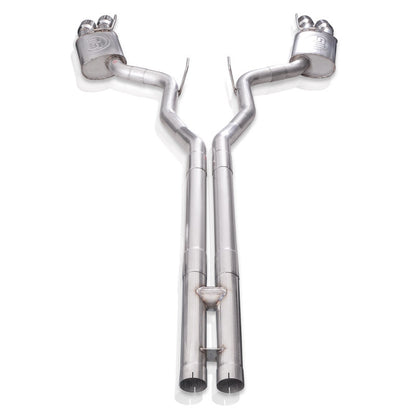 Stainless Works 18+ Ford Mustang GT Redline H-Pipe Performance Connect Cat-Back Exhaust M18CBHPC M18CBHPC Photo - Unmounted