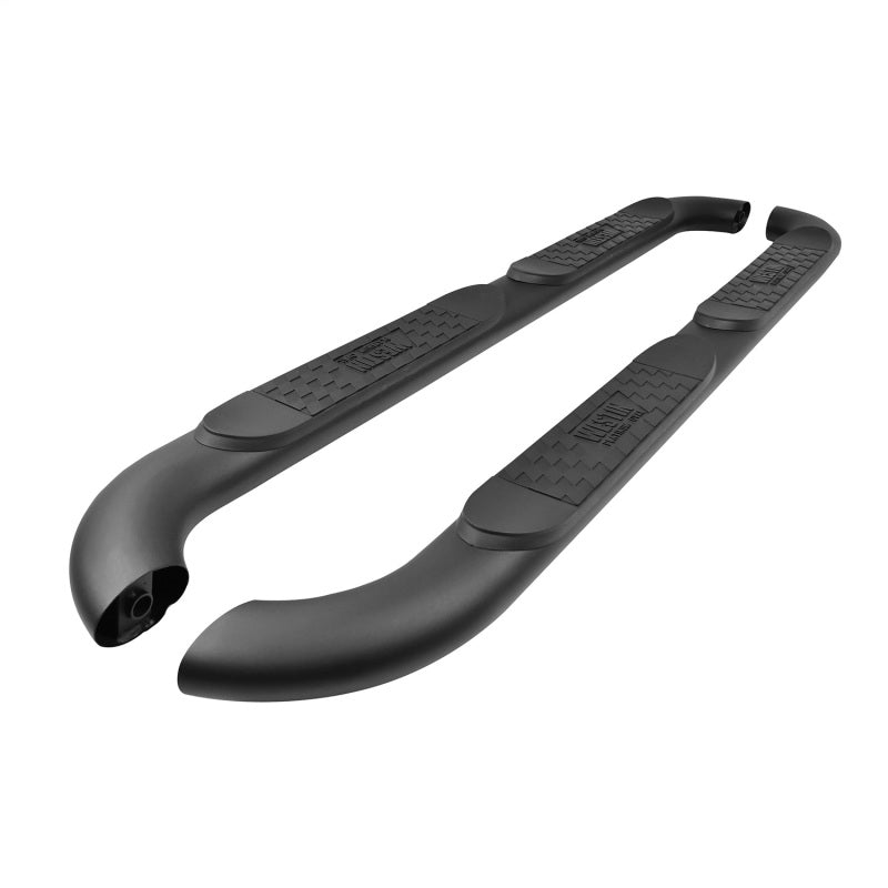 Westin 18-22 Jeep Wrangler JLU 4dr Platinum 4 Oval Nerf Step Bars - Tex. Blk 21-4065 21-4065 Photo - Primary