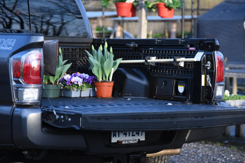 BuiltRight Industries 05-21 Toyota Tacoma Passenger Side Bedside Rack 102083 102083 Photo - lifestyle view